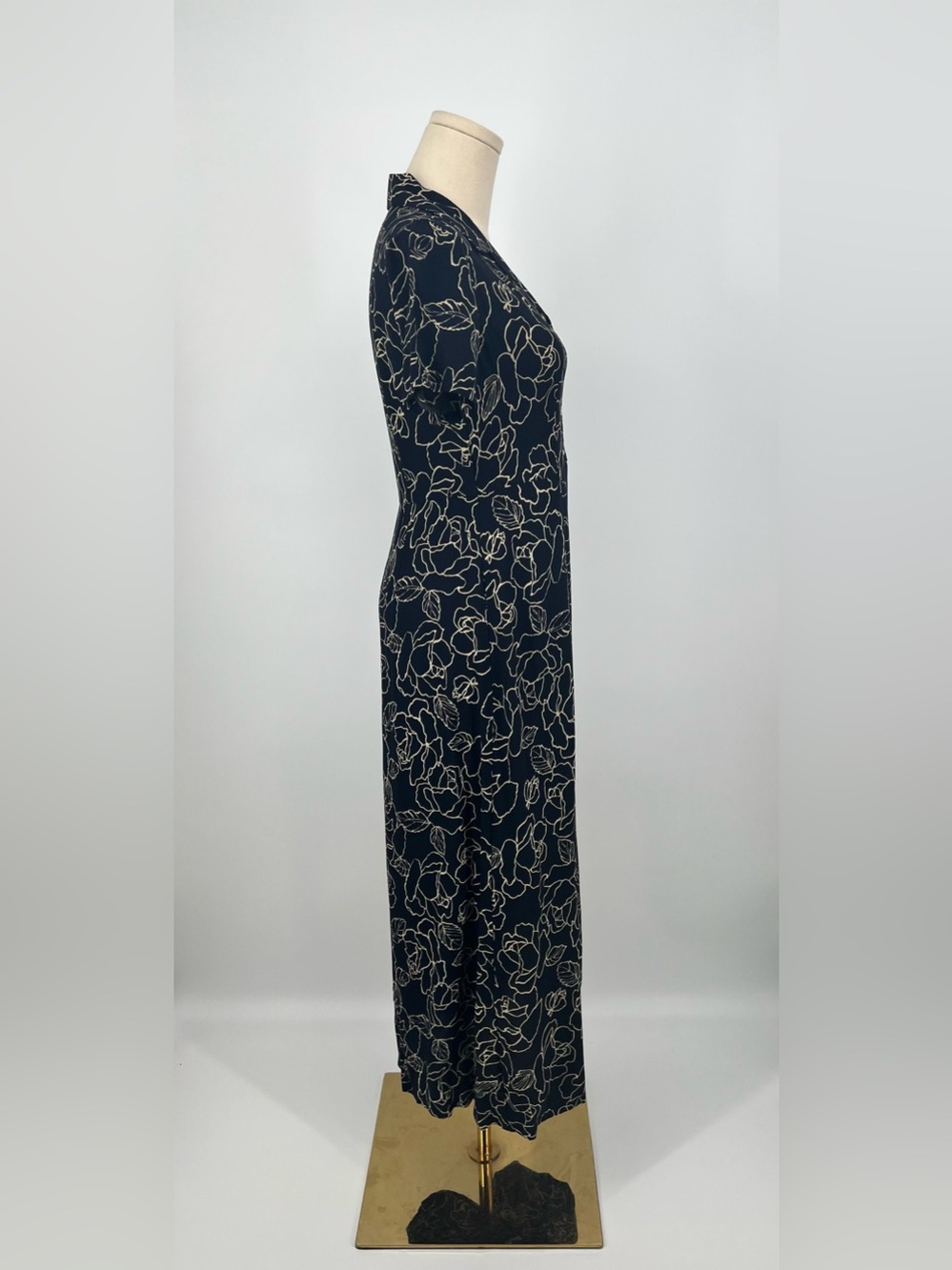 Vintage Eddie Bauer floral Midi Dress | XSP NWT - Picture 5 of 10